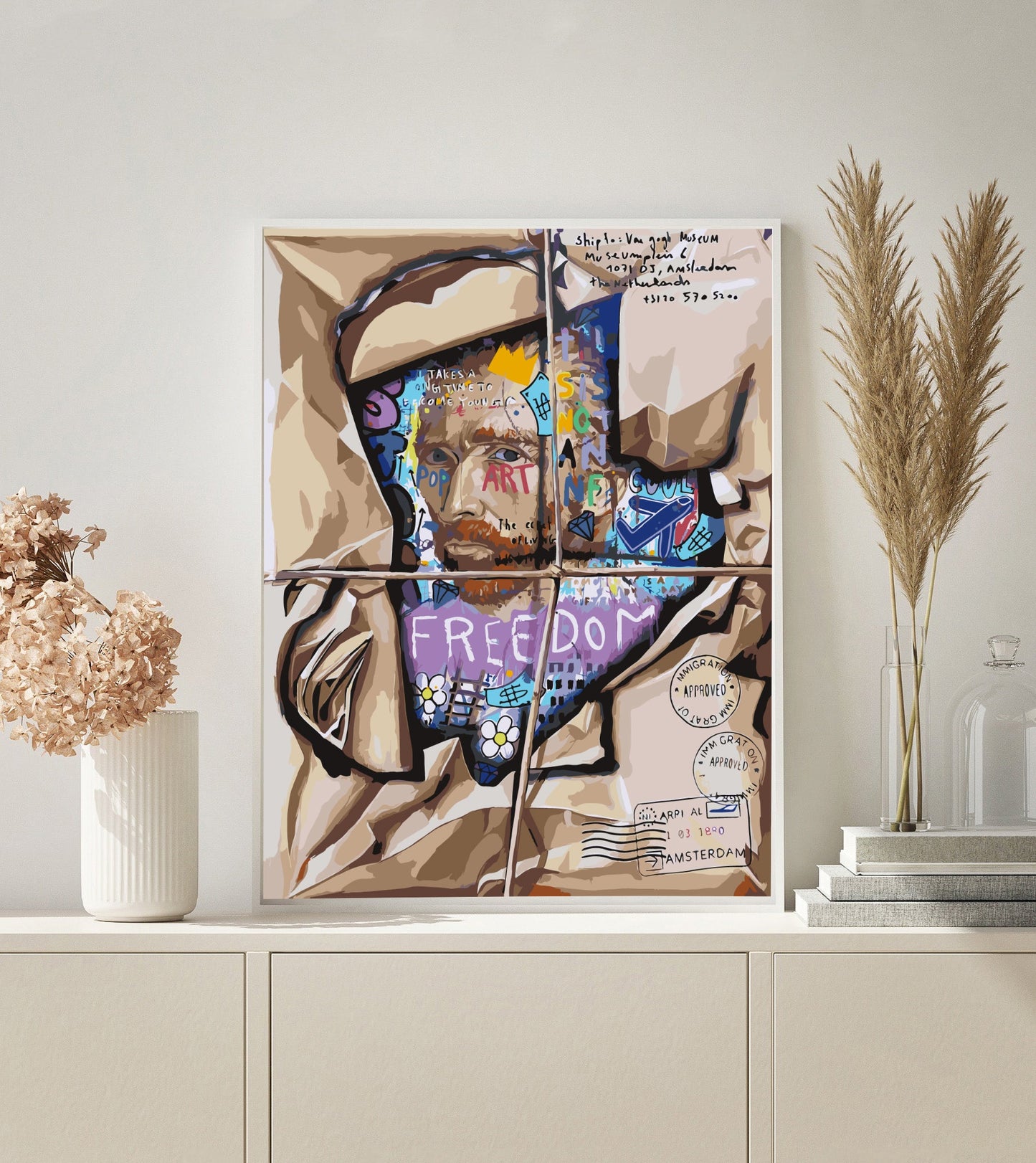 PAINT BY NUMBERS | POP ART VAN GOGH