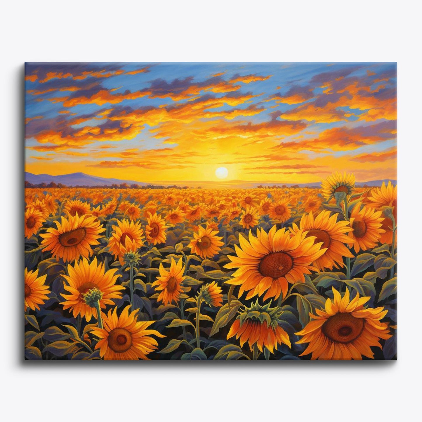 Turned Sunflowers
