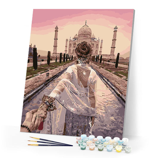 Romantic Stroll Taj Mahal