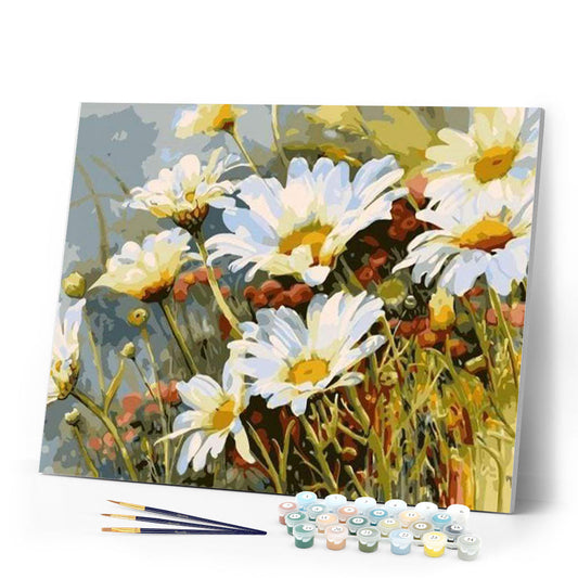 Field of Daisies in Spring