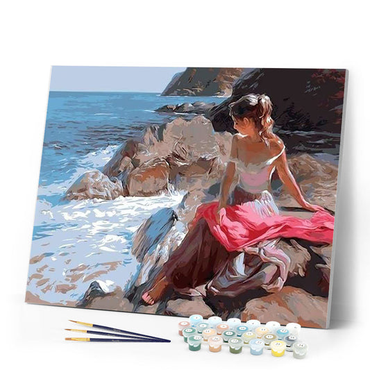 Woman on the Seaside
