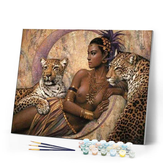Goddess and Leopards