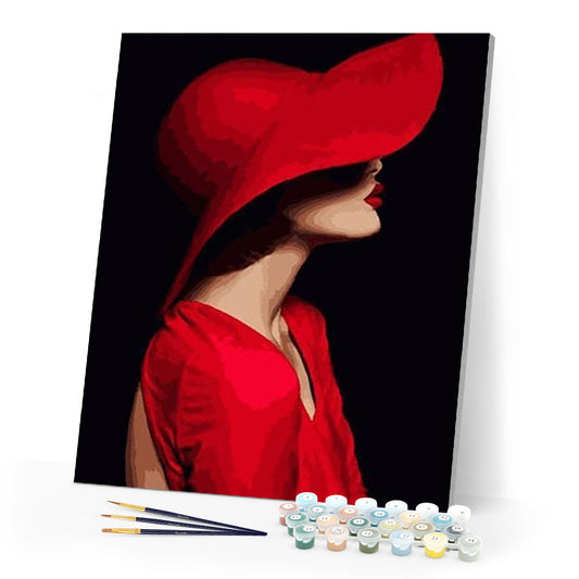 The Lady with a Red Hat