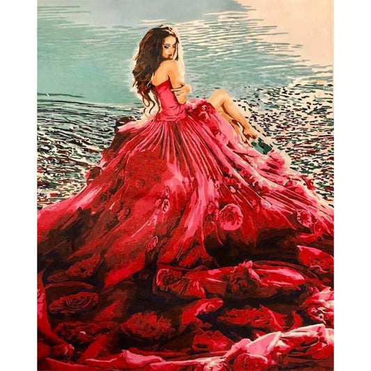 Red dress