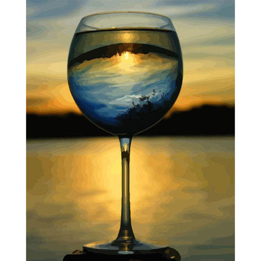 Wine Glass and Nice View