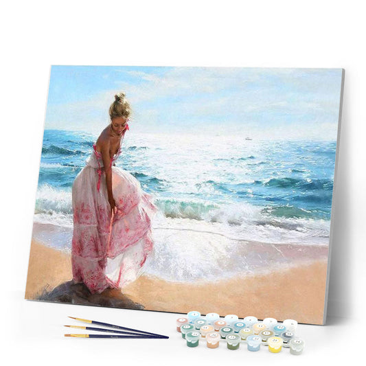 Pretty Woman on the Beach