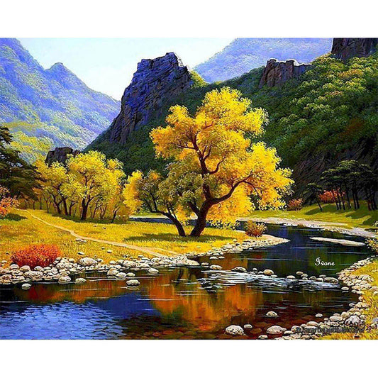 Peaceful River in the mountain