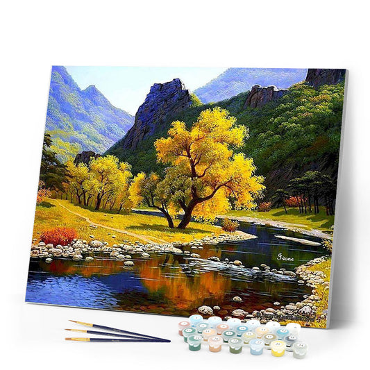 Peaceful River in the mountain
