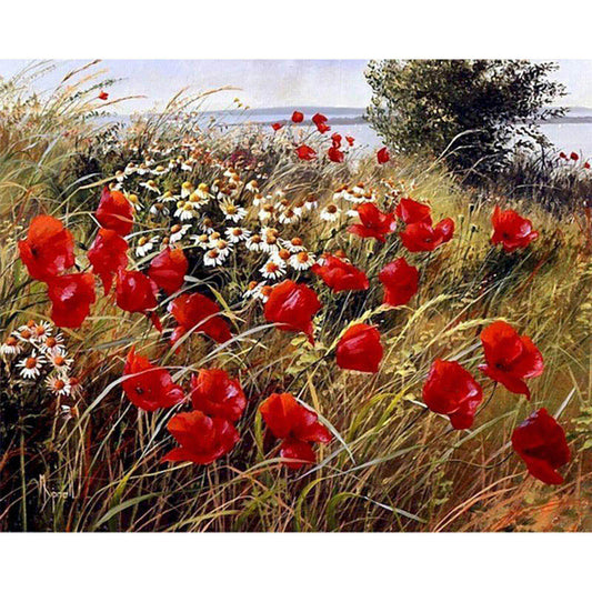 Wild flowers in the countryside