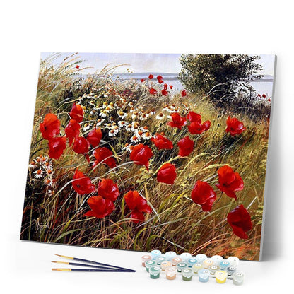 Wild flowers in the countryside