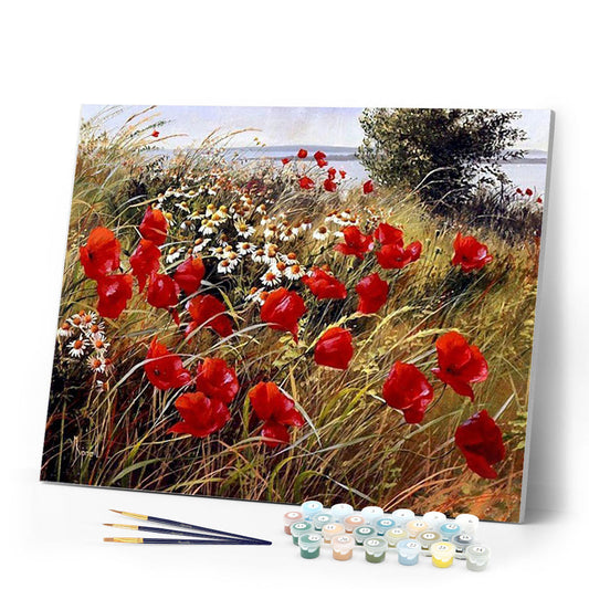 Wild flowers in the countryside