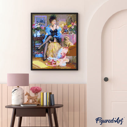 Courtesan and her Dog