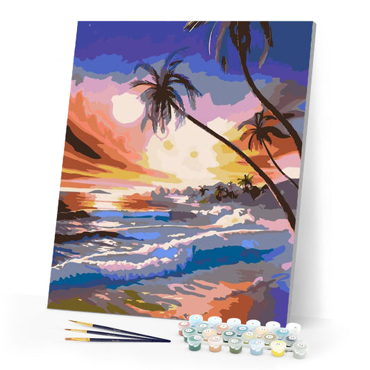 Storm on the beach