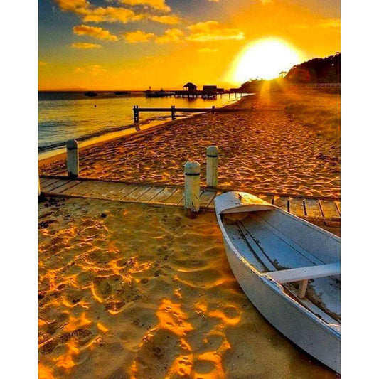 Beach at dusk
