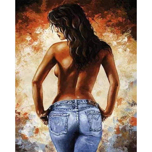 Sexy woman's back