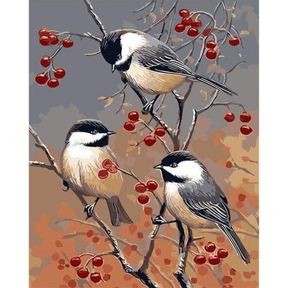 Birds and Fruit Tree