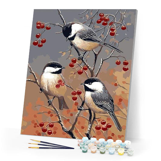 Birds and Fruit Tree