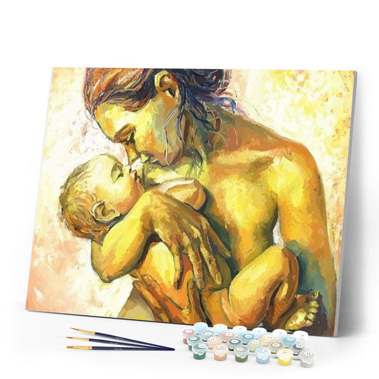 Nude Mother and Child