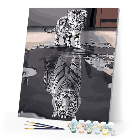 Kitten Reflective Tiger