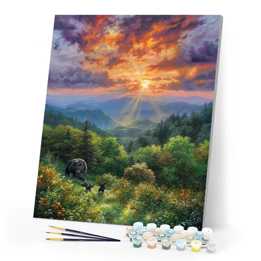 Bear and Sunset