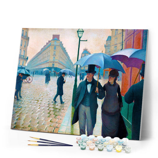 Paris street Rainy Day - Gustave Caillebotte