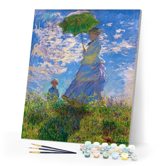 Woman with a Parasol - Monet