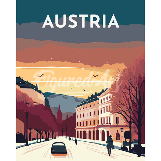 Travel Poster Vienna