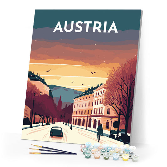 Travel Poster Vienna