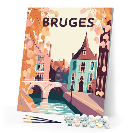Travel Poster Bruges