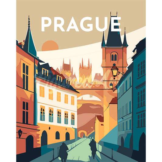 Travel Poster Prague