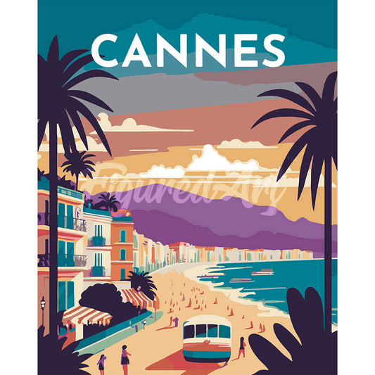 Travel Poster Cannes
