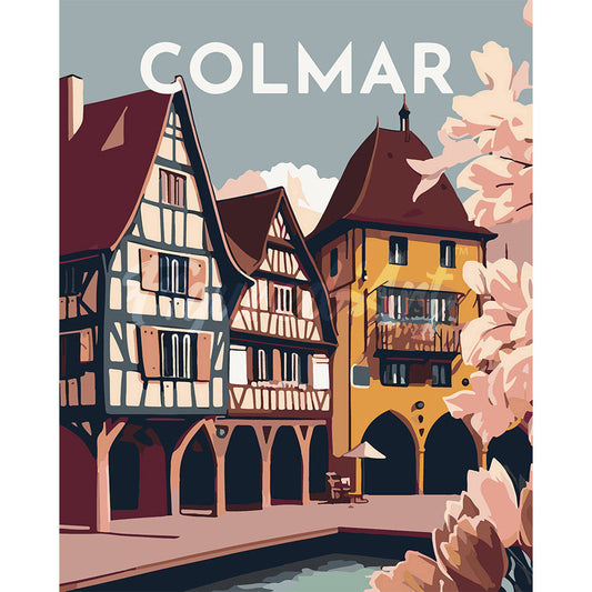 Travel Poster Colmar