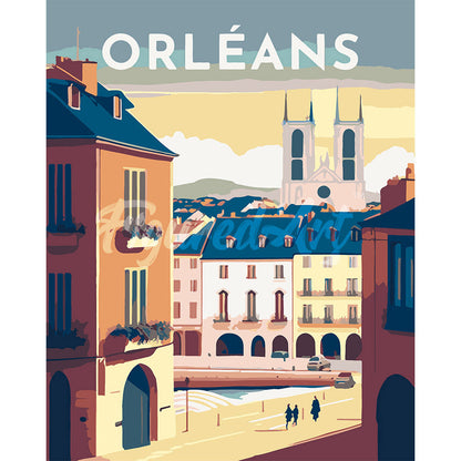 Travel Poster Orleans