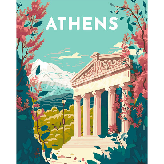 Travel Poster Athens