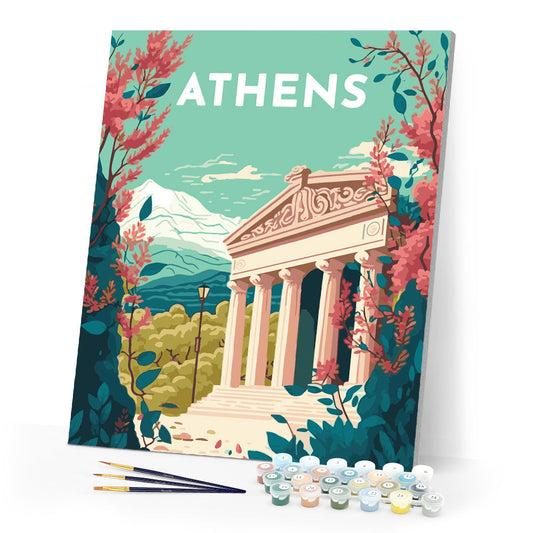 Travel Poster Athens