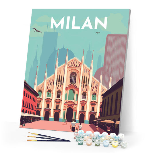 Travel Poster Milan