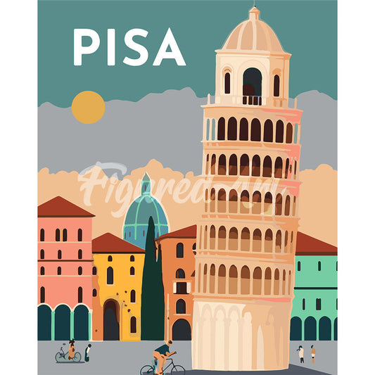Travel Poster Pisa