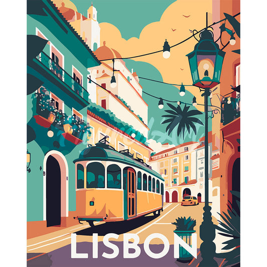 Travel Poster Lisbon