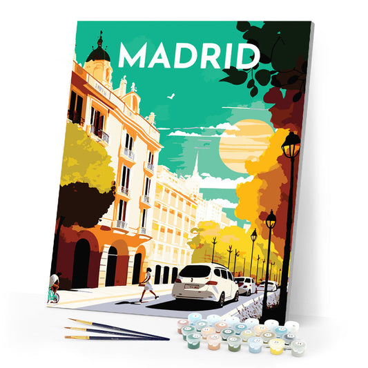 Travel Poster Madrid
