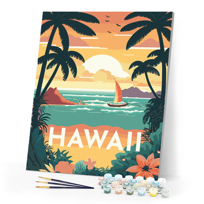 Travel Poster Hawaii