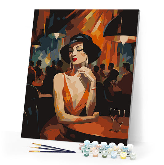 Art Deco Woman in a Club