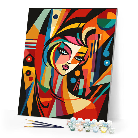 Picasso Style Abstract Woman