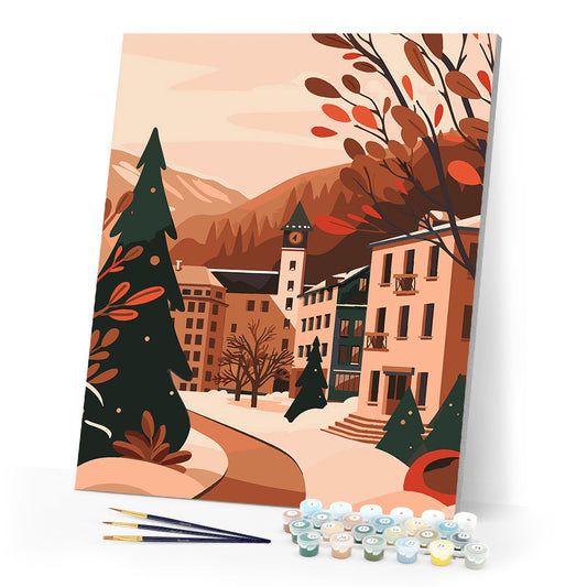 Cozy Mountain Town