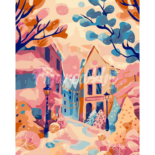Snowy Village 1