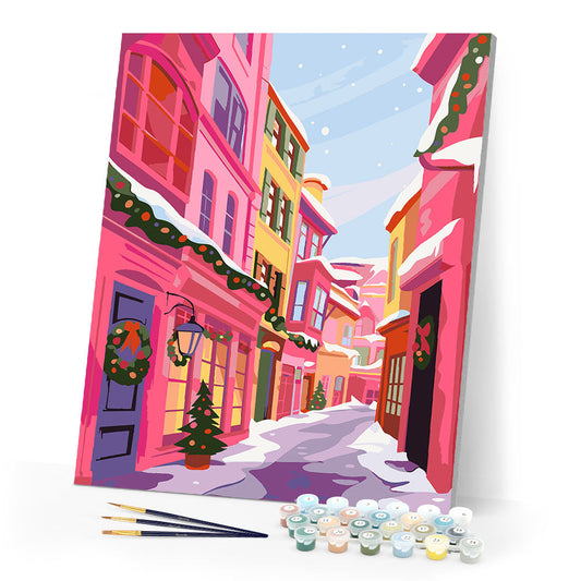 Pink Christmas Alley
