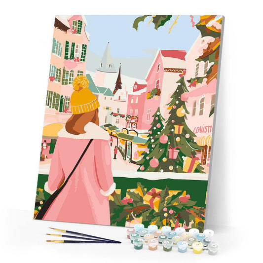 Girl at Christmas Market