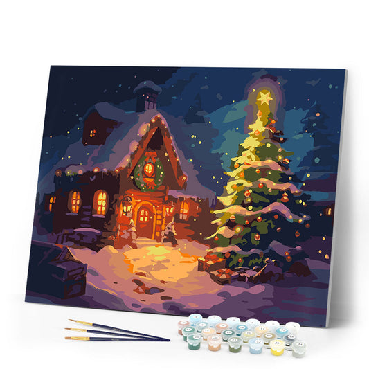 Snowy Christmas Cottage