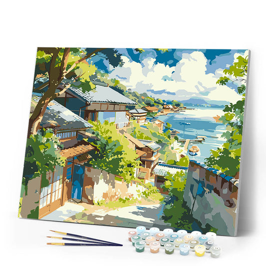 Seaside Village in Japan