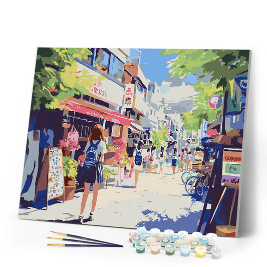 Japanese Neighborhood Morning