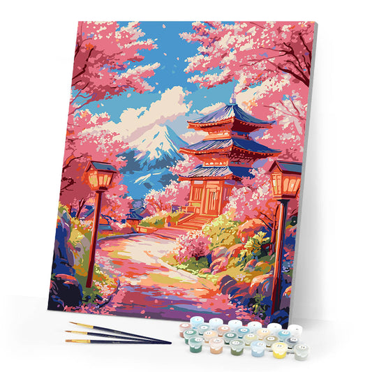 Sakura Road to the Pagoda